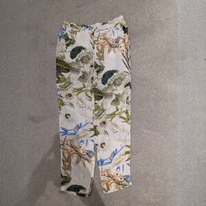 Floral pants from Zara